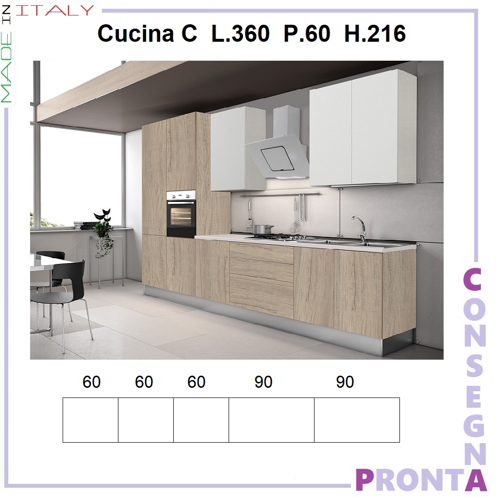 Cucine Catalogo Pronta Consegna, solo 15 gg.| Fabbrica Cucine made in Italy